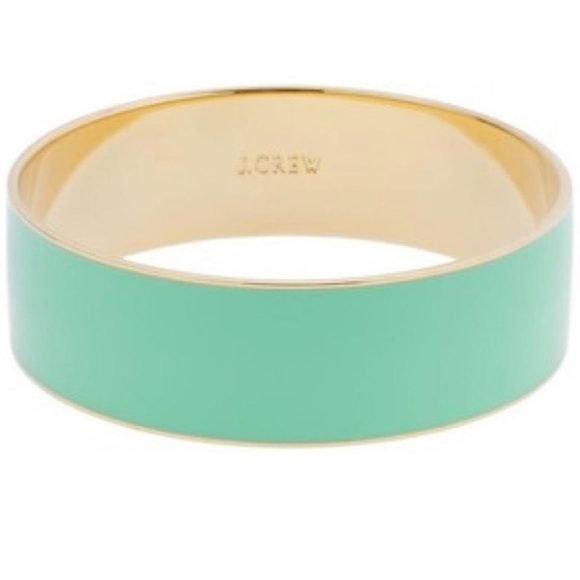 Set of 2 J. Crew enamel bangle bracelets - orange and tiffany blue - Picture 4 of 5
